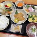 カツオのフライ♪シークヮーサー添え♪
